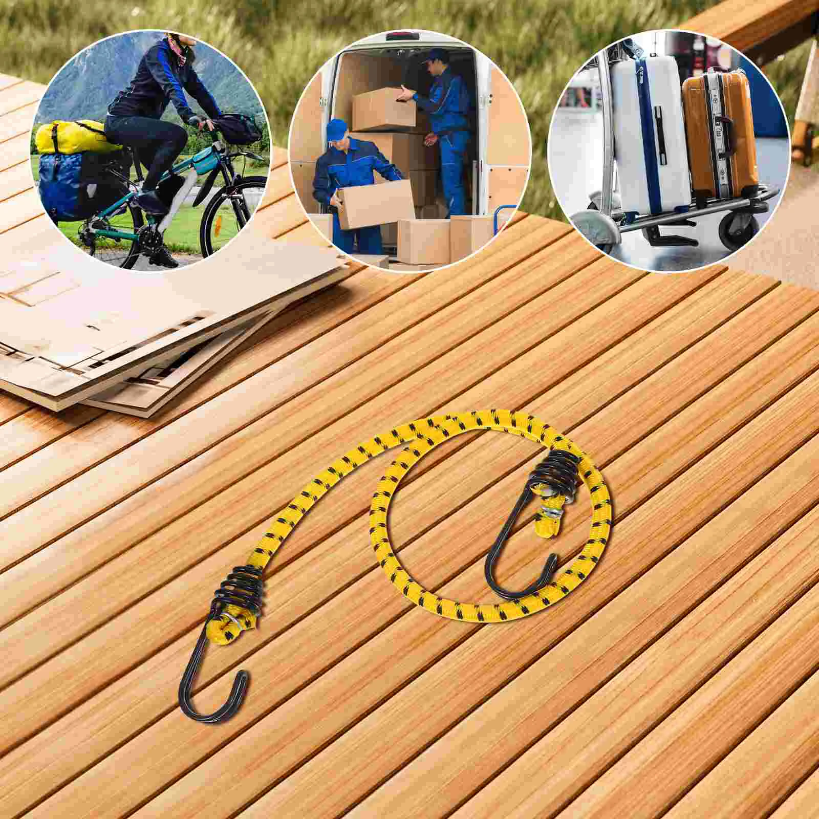 Tent Rope Guy Lines Pole Elastic Cord Replacement Outdoor Storage Hanging Reflective Guyline Ropes for Camping Night