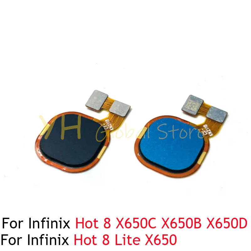 

Для Infinix Hot 8 X650C X650D X650B / 8 Lite X650 Главная Кнопка отпечаток пальца сенсорный датчик гибкий кабель