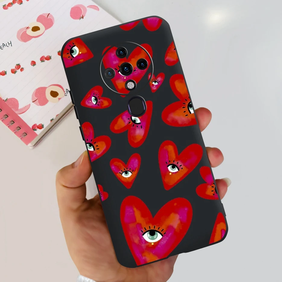 Cute Fashion Painted Soft Silicone Phone Case with Bumper 6.8