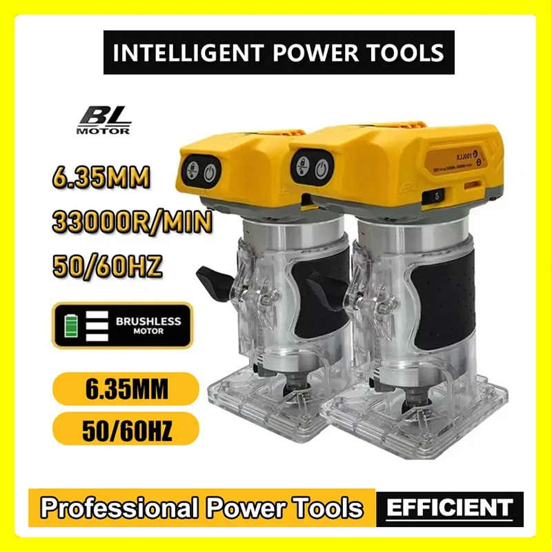 Fit Dewalt Brushless 33000RPM Electric Trimmer Cordless Wood Trimming Machine Wo
