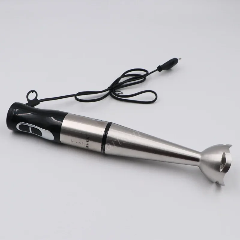 Food Mixer 2 Speeds Hand Blender Electric Four-blade Ice Crushing Kitchen Vegetable Fruit Stirring