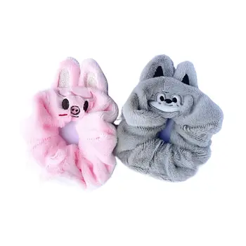 حبل شعر مرن من آذان الأرنب للنساء ، عمامة معقودة ، غطاء رأس عتيق ، رباط شعر أحادي اللون ، إكسسوارات شعر ، موضة 5