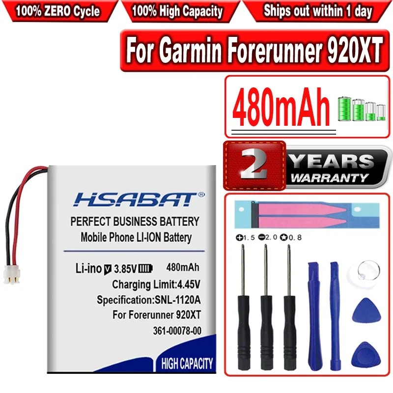 High-Performance Replacement Battery for Garmin Wearables and Devices