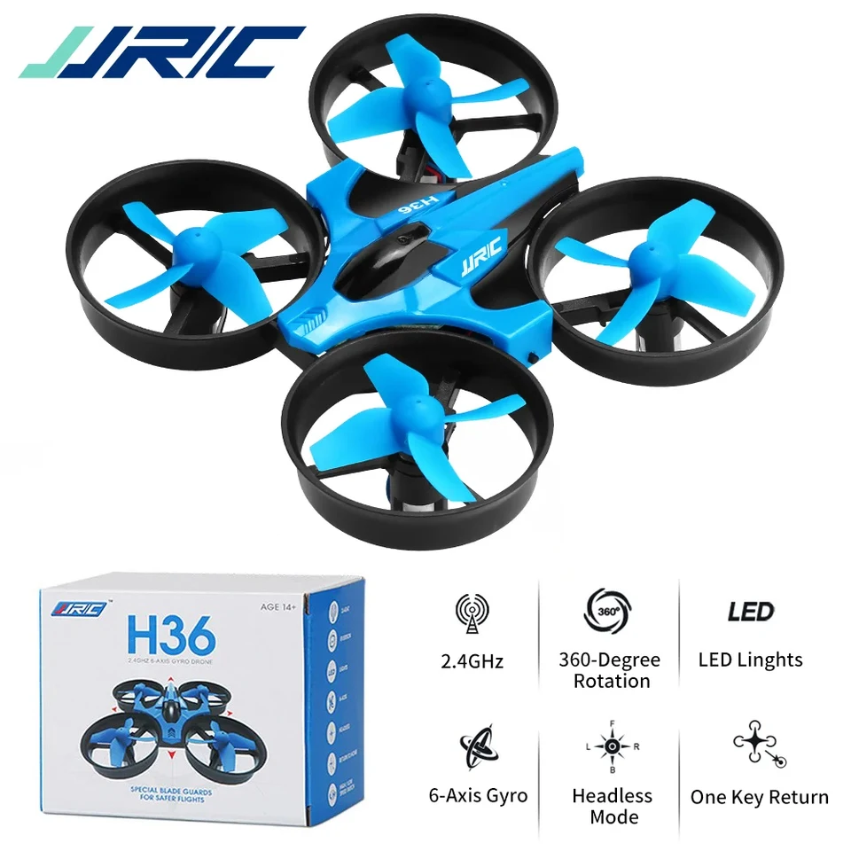 JJRC H36 Mini RC 2,4G Drohne, 6-Achsen-Headless-Modus, Kollisionsvermeidung, 360°-Flip-Funktion, Quadcopter_voghion.com