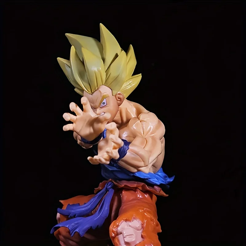 16CM PVC Action Figures Model Dolls Dragon Ball Z Kamehameha Son Goku Figure Super Saiyan Kakarotto Toys for Children Gifts