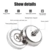 32/25/20 MM Neodymium Cup Magnets, Round Base POT Magnet with Countersunk Hole and Stainless Screws for Kitchen, Craft, Office 2