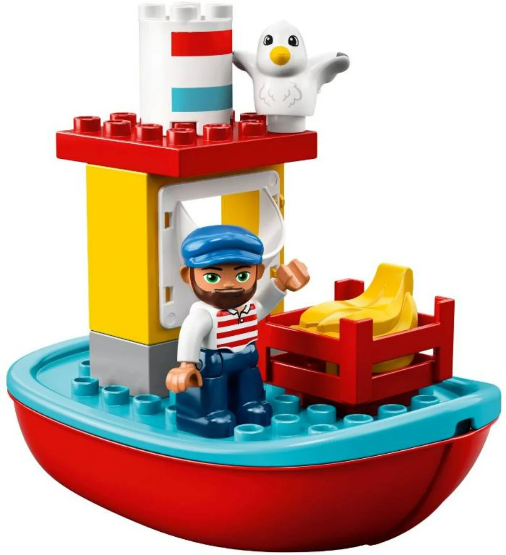 Blive afspejle Prøve LEGO DUPLO Town Cargo Train Set 10875 with Sound & Light Direction & Stop  Action Bricks Push & Go Motor Moving Crane Toy Gifts _ - AliExpress Mobile