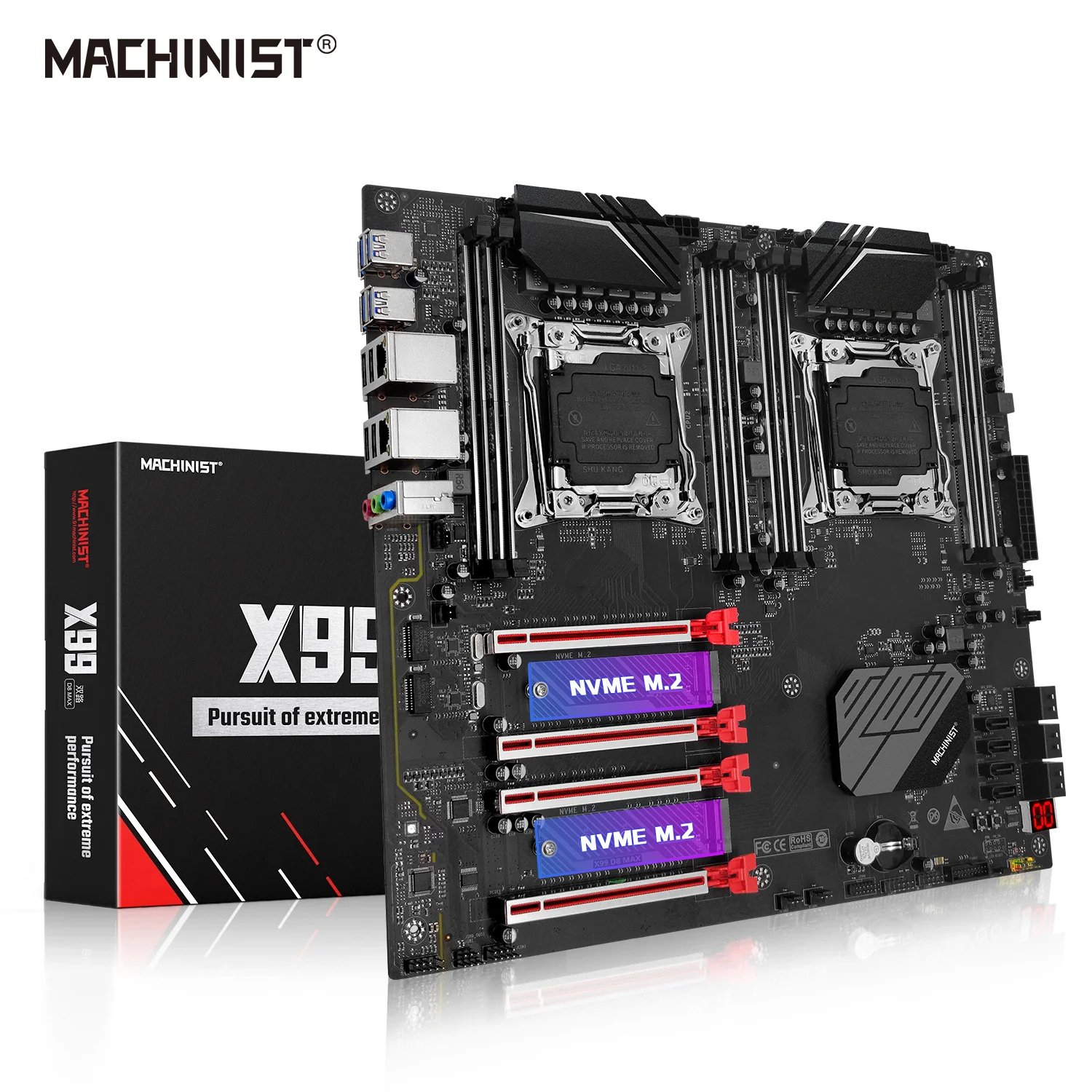 X99 Motherboard Two Cpu Sockets Multiple Cpu Motherboard Dual