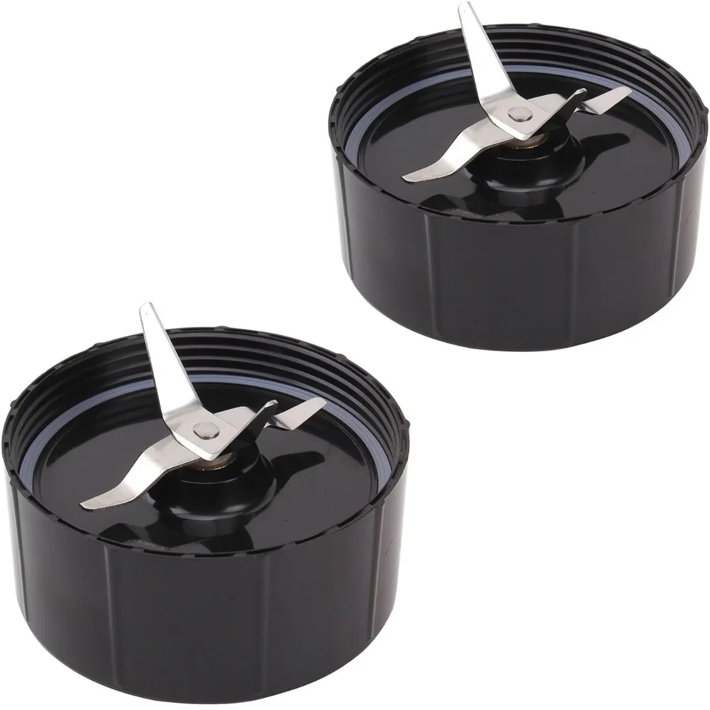 Cross Blades compatible with Magic Bullet 250W MB1001 Series With Gaskets Replacement Blender Part 2PCS