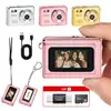 Mini Keychain Digital Camera 1080P HD ,Pocket-Size Camera Vlogging with Flash , Target retro digital camera, Concert, Travel 1