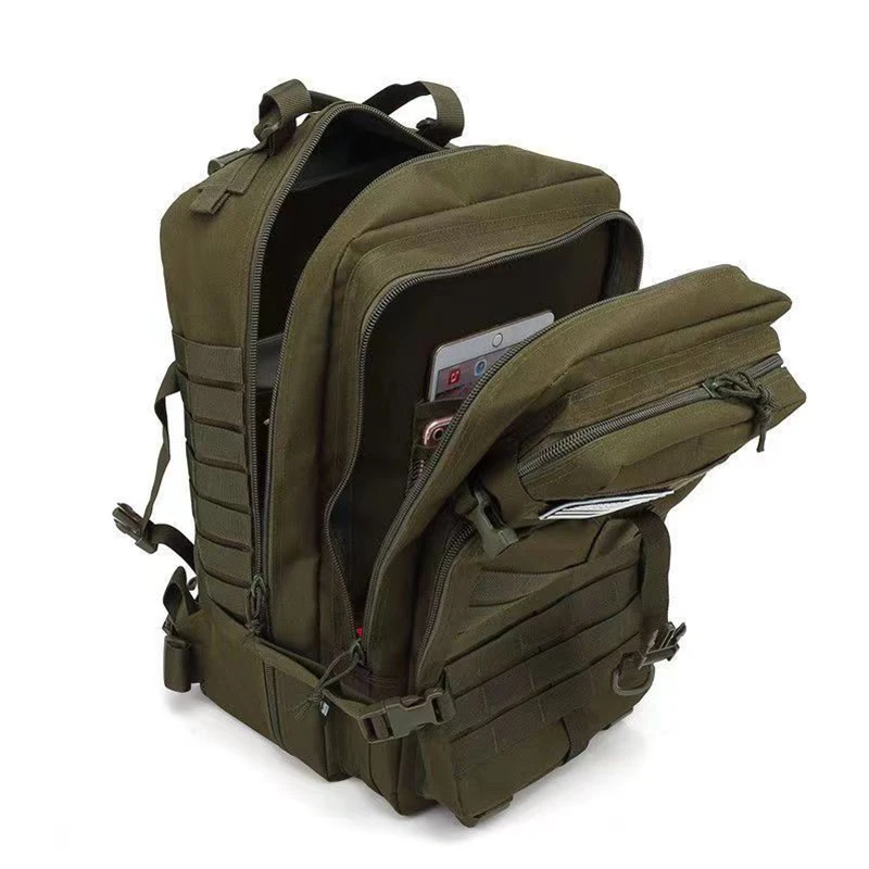 Tactical Backpack Military Pack MOLLE Webbing Nylon Waterproof Hunting Bag Outdoor Mountaineering Camping and Hiking