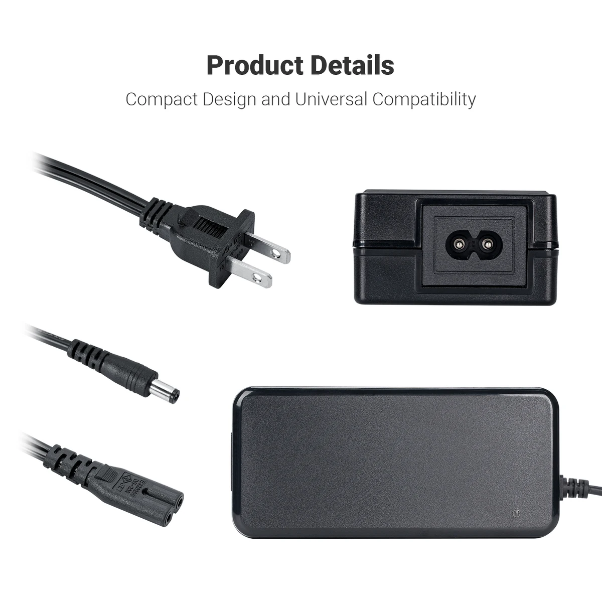 Fosi Audio 48V 5A DC Power Supply Charger Home Theater Amplifier Power Adapter For Digital Audio Power Amplifier Input 100-240V — view 4