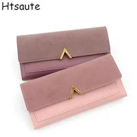Long Purses For Women Wallet New Fashion Long Coin Purse Card Holder Small Ladies Wallet Female Hasp Mini Clutch billetera bolas 1