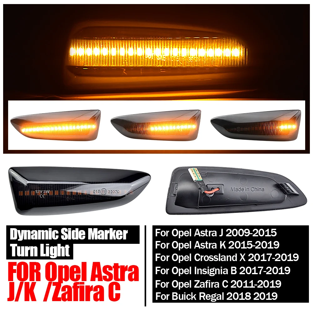 Clignotant Ociamique LED Pour Opel SachAstra J K Crossland X