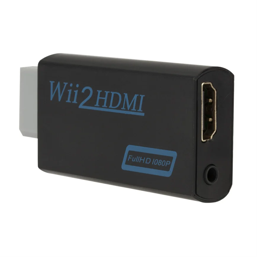 Конвертер WII в HDMI-совместимый преобразователь Full HD 1080P WII в HDMI-совместимый преобразователь выходной переключатель WII в HDMI-совместимый адаптер