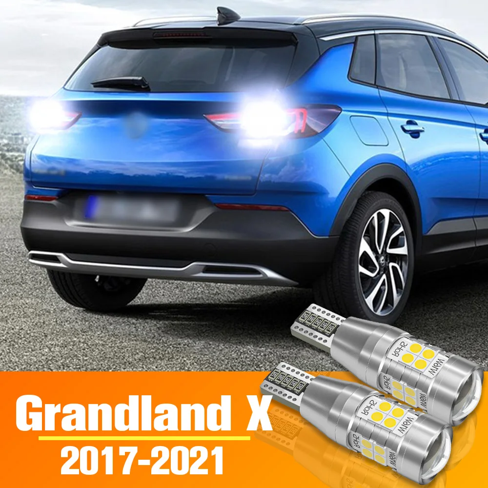 2pcs LED Reverse Light Backup Bulb Accessories For Opel Grandland X