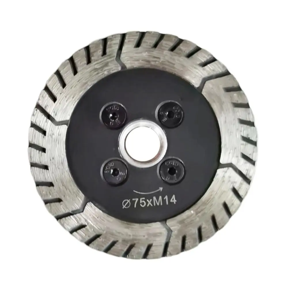 

3“75mm M14 Flange Diamond Cutting Disc Wet Cutting Saw Blade Grinding Disc For Sintered Granite Marble Stone Angle Grinder Disk