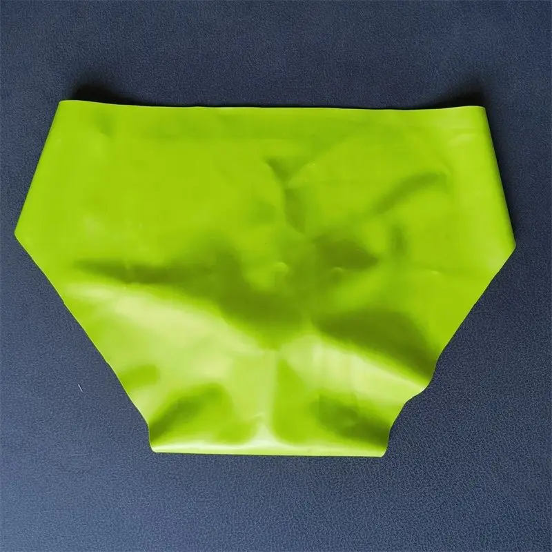 Mens Underwear Rubber Briefs Separation Trunk Penis Hole Seamless Sexy Panties Lingerie Gay Thongs Hot Sex Tools G String Latex