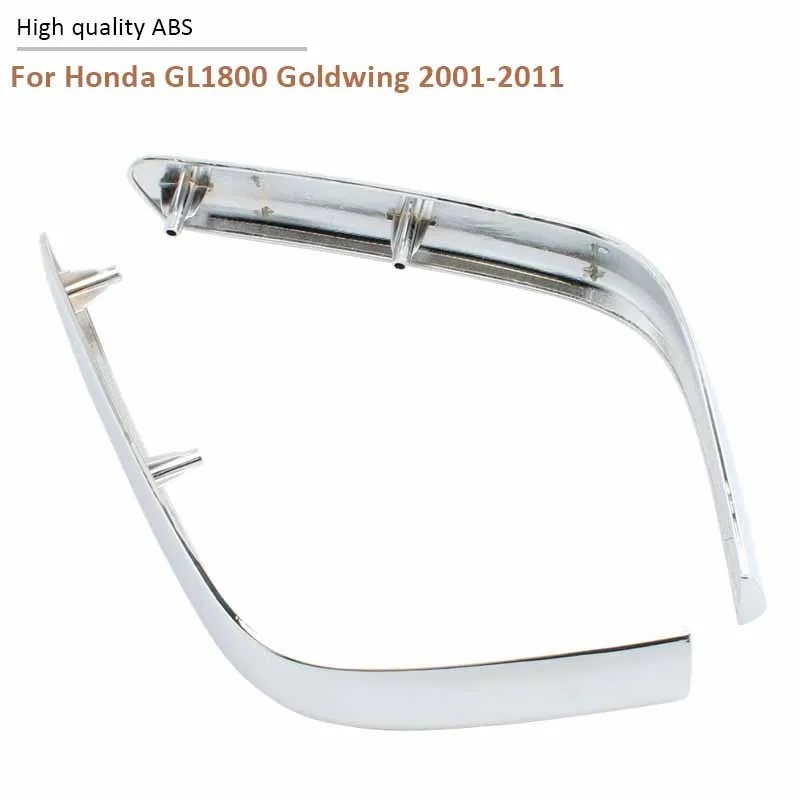 

2PCS Motorcycle Trunk Saddlebag Pannel Moldings Decoration Strips Trims For Honda GL1800 GL 1800 Goldwing 2001-2011 2010 2009