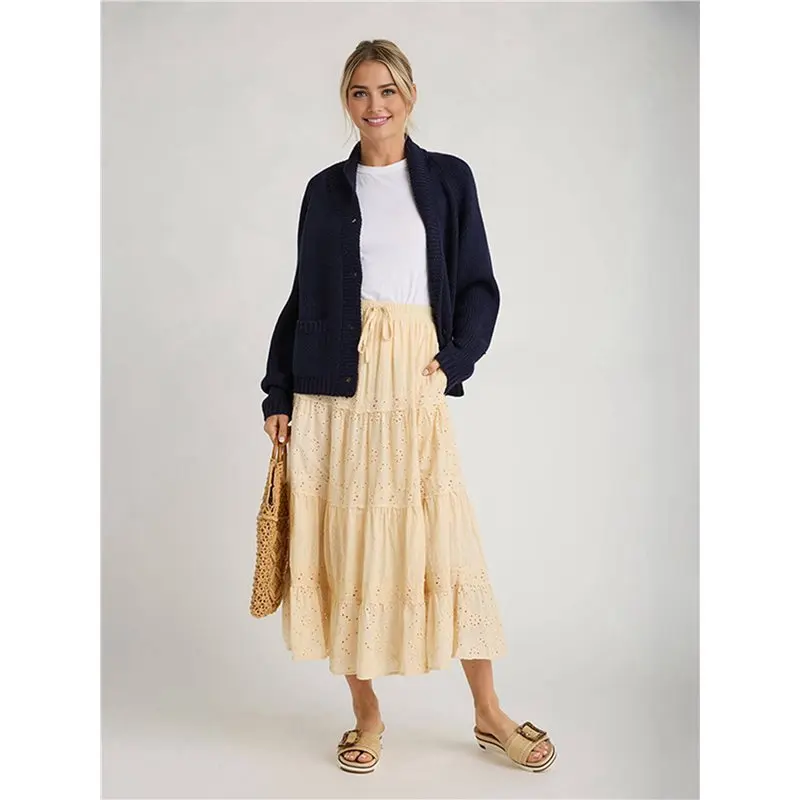 ABKS-여성용 긴 소매 가디건 스웨터 캐주얼 패션 Y2K 루즈핏 버튼 다운 니트 스웨터 코트