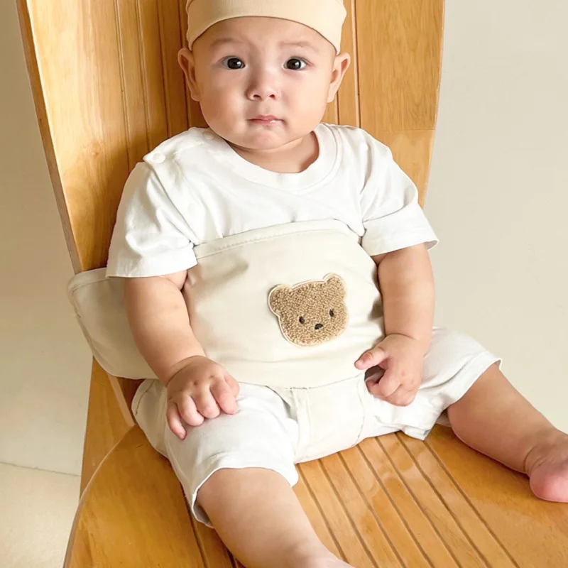 Baby Dining Chair Fixed Belt Kid Holding Auxiliary Belt Portable Adjustable Waist Size Outing Lunch Seat for 8-24 Month Old