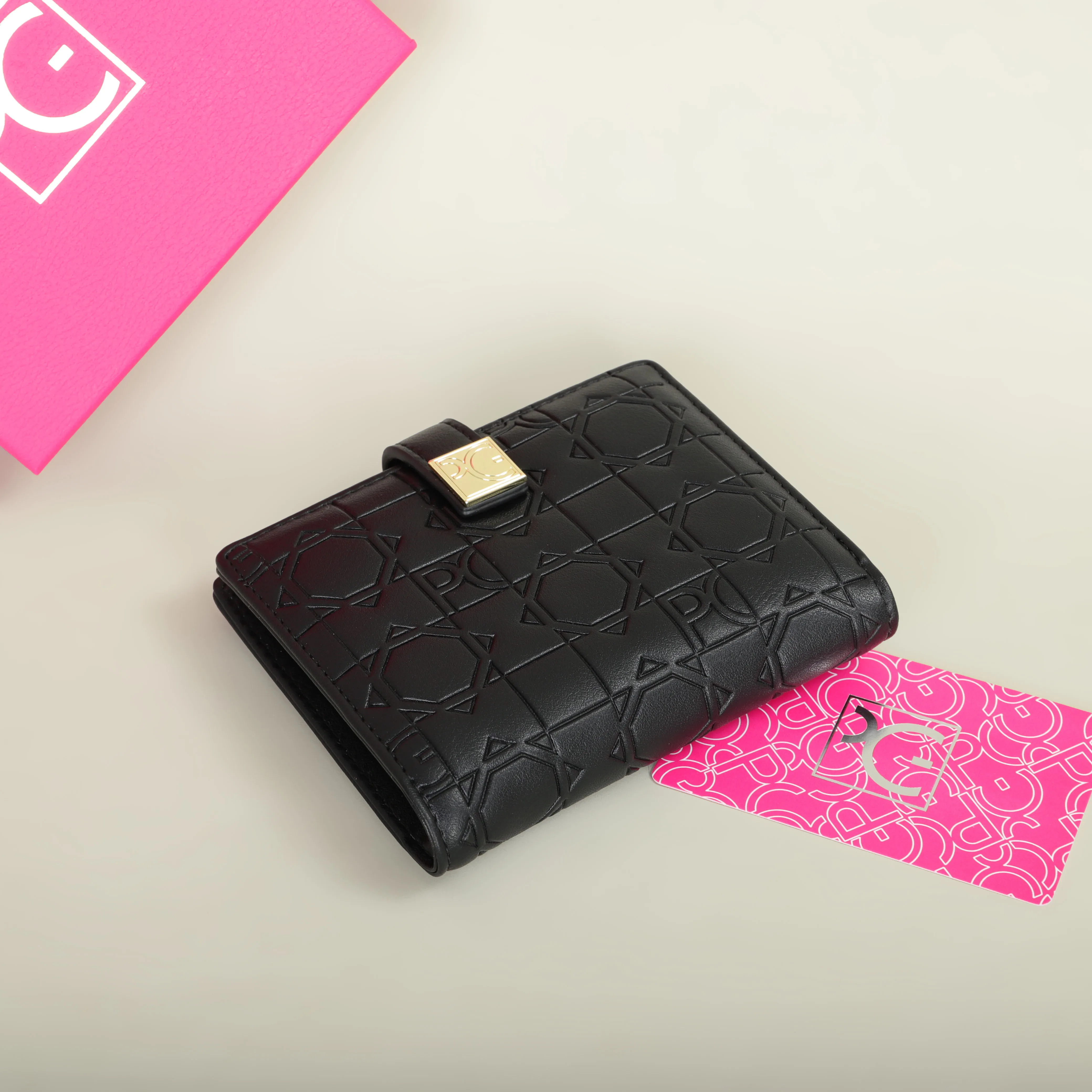 Stylish PU wallet with organized slots