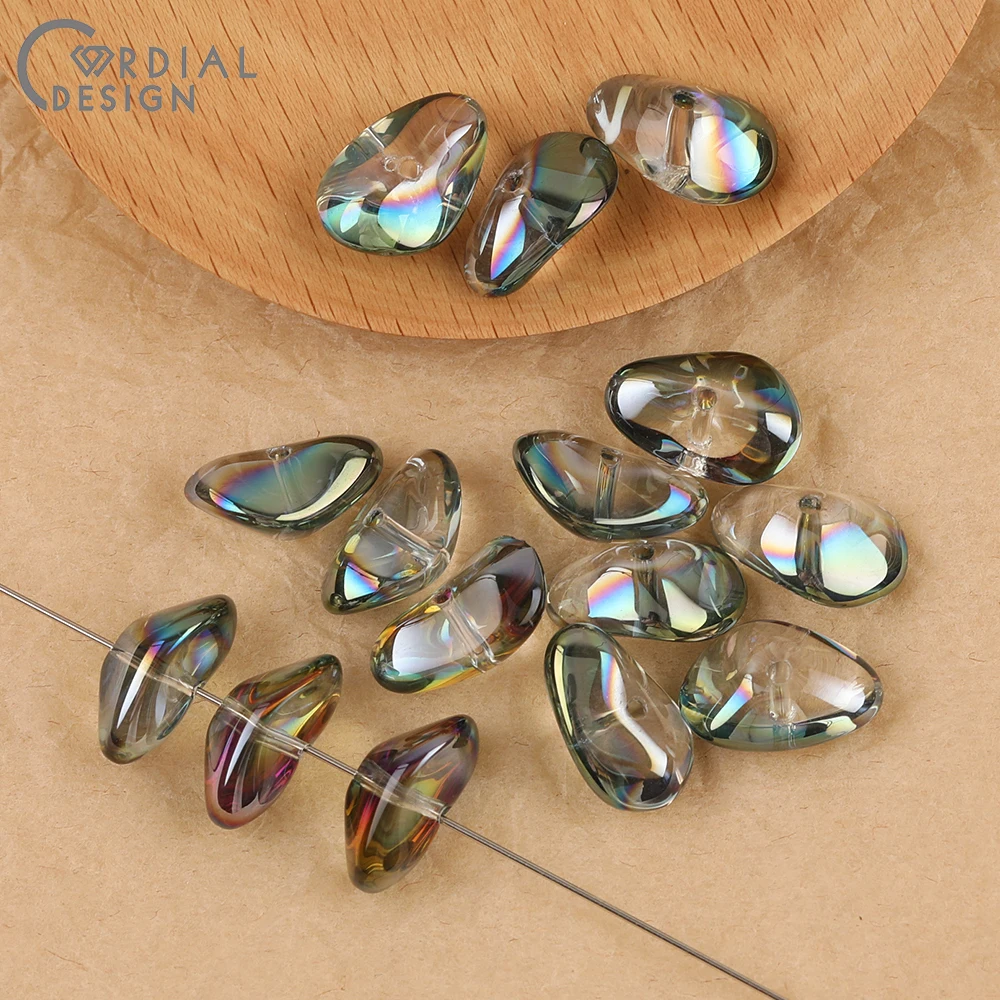 Cordial Design 11*17MM 200pcs Beads Making/Irregular Shape/Hand Made/Aurora Effect/DIY Glass Bead/Jewelry Findings & Components 7 Cordial Design 11*17MM 200pcs Beads Making/Irregular Shape/Hand Made/Aurora Effect/DIY Glass Bead/Jewelry Findings & Components - cordial
