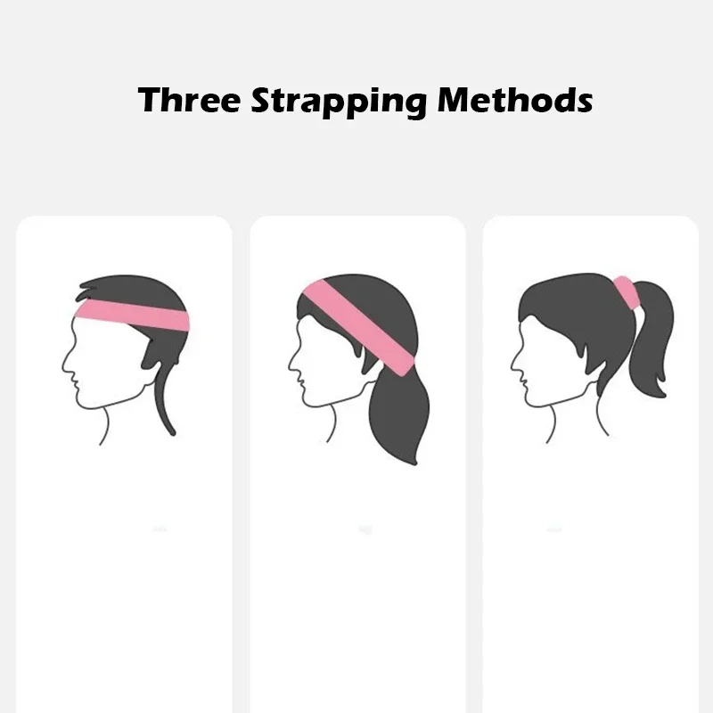 Yoga Sports Sweatband Breathable Absorbent Headband Sweat Hair Head Band Soft Smooth Outdoor Sport Run Accessories