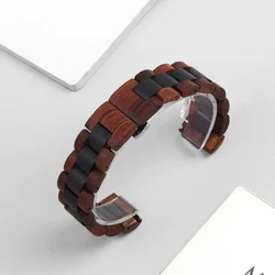 Bracciale in Sandalo da 22mm - Elegante e Versatile Cinturino per Orologio