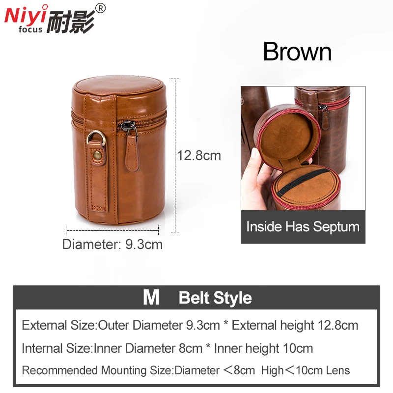 Durable Waterproof Camera Lens Storage Pouch