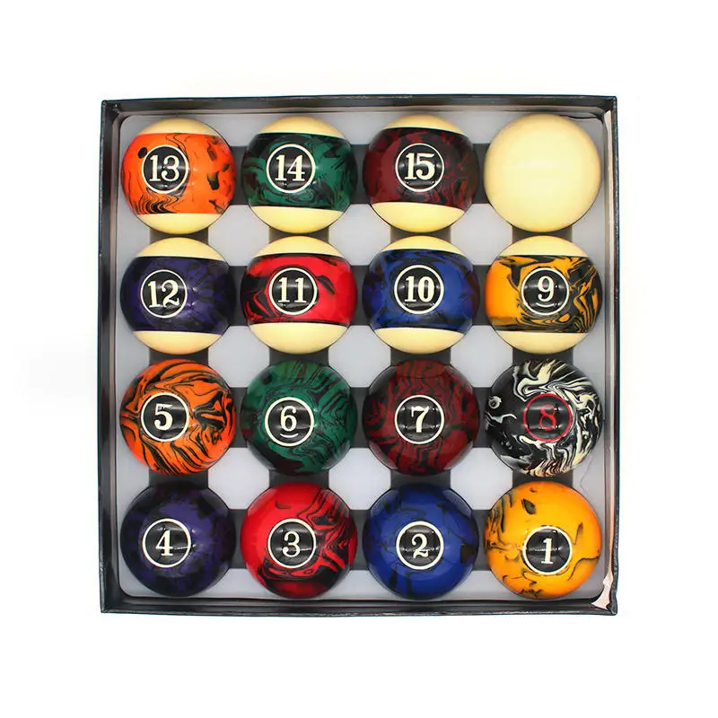 Premium Billiard Balls Pool Table Accessories 2-1/4" Regulation Size 16 Pool Balls Billiard Set