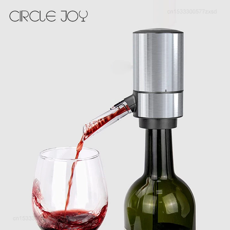 Circle joy Electric Wine Aerator Decanter Pump Dispenser Set Automatic