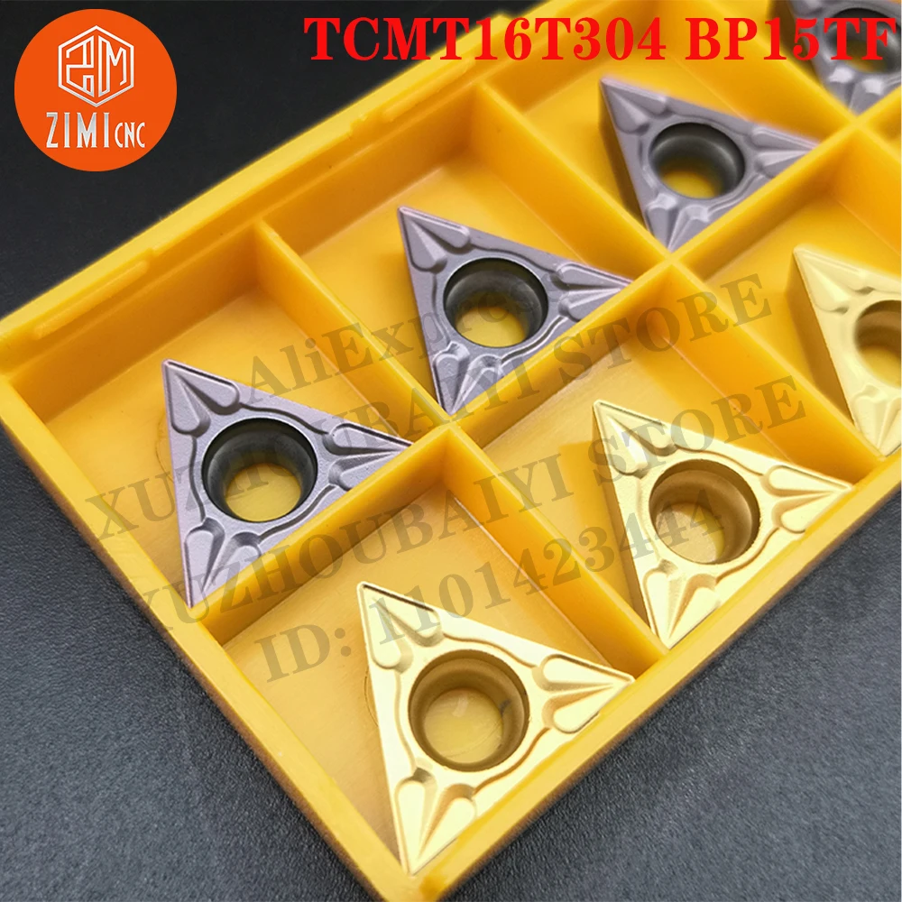 

TCMT16T304 BP15TF TCMT 16T304 Carbide Inserts Turning Tools Cutter mechanical Lathe Metal Blade CNC tools Internal turning tool