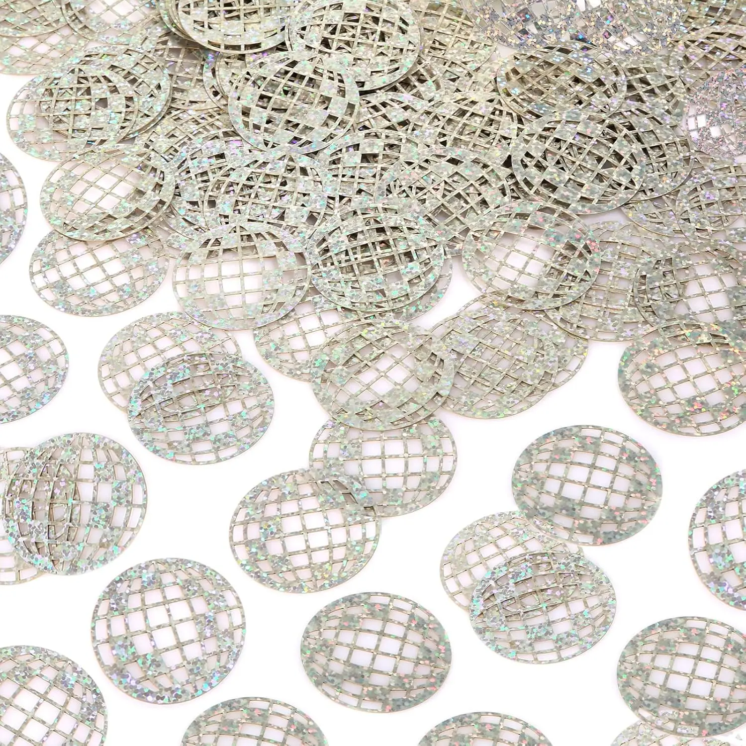 Party Decorations Paper Confetti 100pcs Glitter Disco Ball Table Confetti for Bachelorette Party Table Decorations for 70s 80s Hippie Birthday Party Supplies