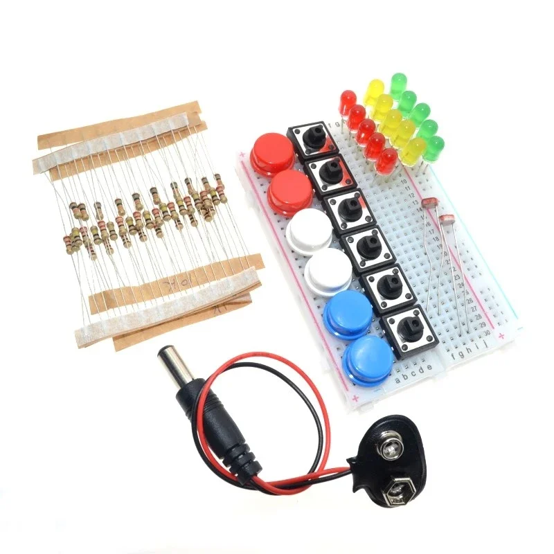 Smart Electronics Starter Kit Per Arduino Uno R3 Mini Breadboard Led Jumper Wire Button
