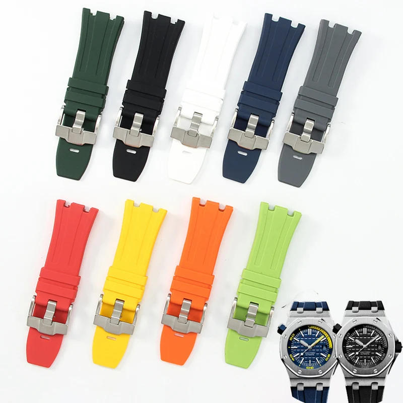 Wholesale Amazing Polyurethane 30 mm Watch Strap 1510_K0024089