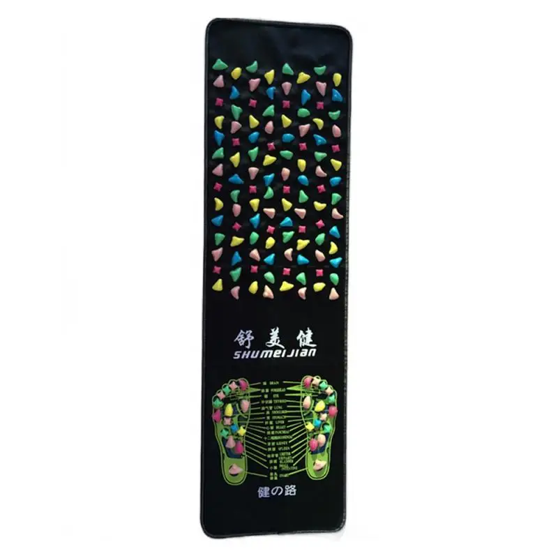 Foot Massage Mat Healthy Acupuncture Foot Mat Reflexology Walk Stone Leg Pad Pain Relief Healthcare Acupressure Massageador