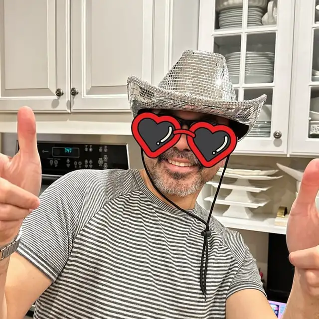 Disco Ball Cowboy Kalap Új Csillogó Tükör Üveg Diszkó Labda Klasszikus Golyó Divatlabda A És Cowgirl Számára - Image 4