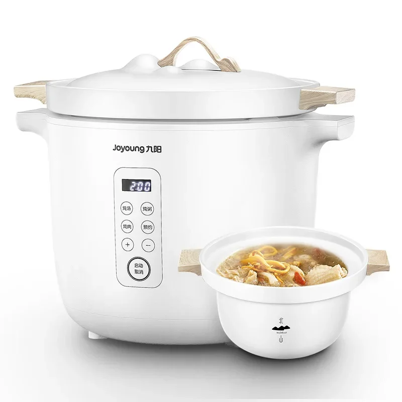 Joyoung Ceramic stew pot Baby porridge crock pot Smart sous vide cooker cuisine intelligente Electric Slow Cooker Home Appliance 4