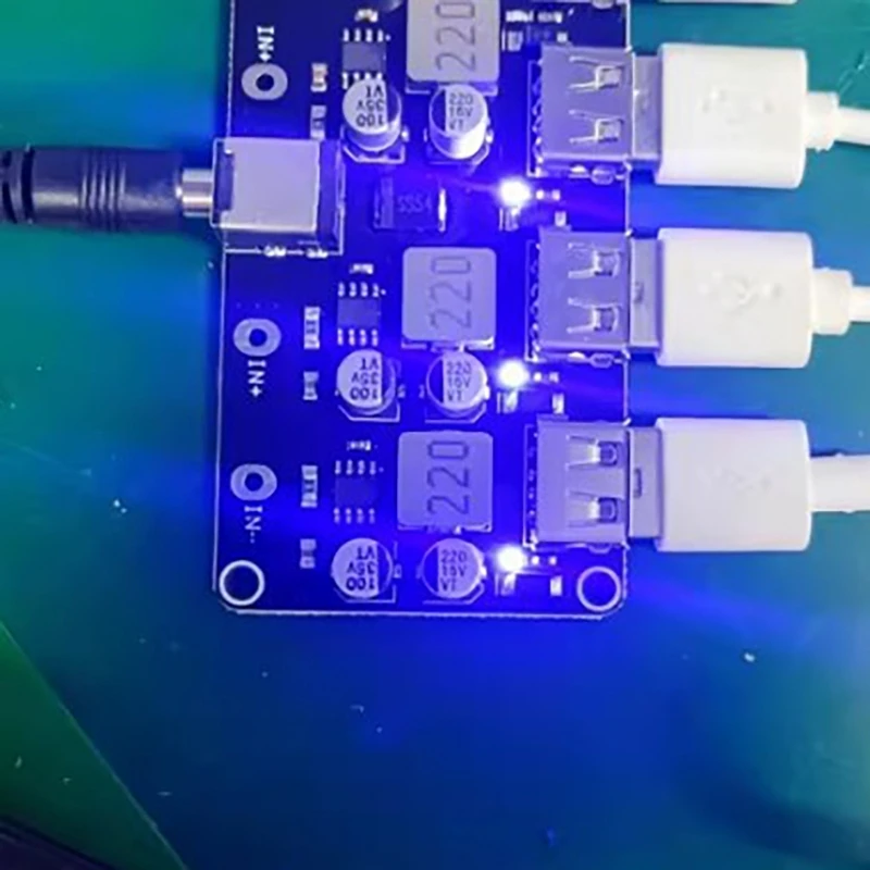 

USB QC3.0 QC2.0USB понижающий преобразователь, понижающий модуль быстрой зарядки, эффективный источник питания для нескольких 12