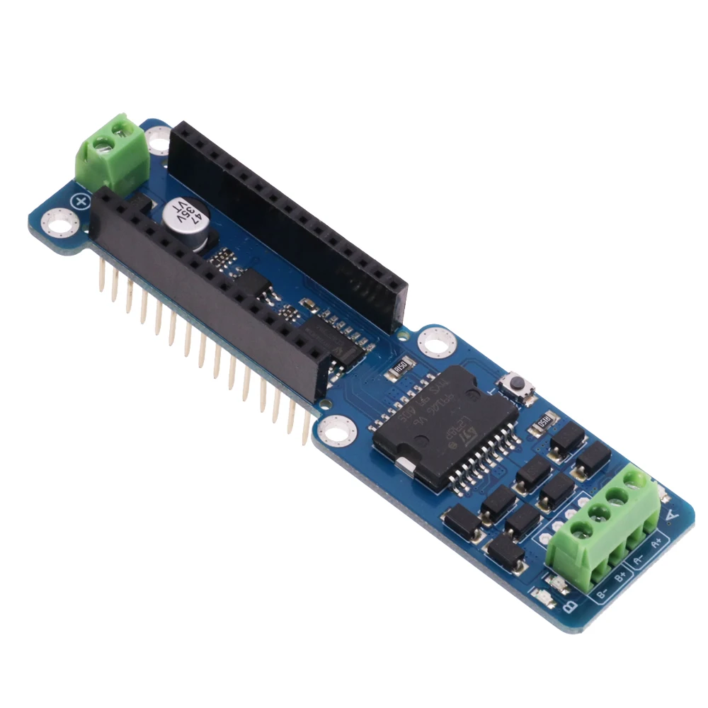 NANO-L298P 2A Dual Channel DC Stepper Motor Driver Shield 5 -12V PWM DC Stepper  Driver Board Module for Arduino Nano 3.0