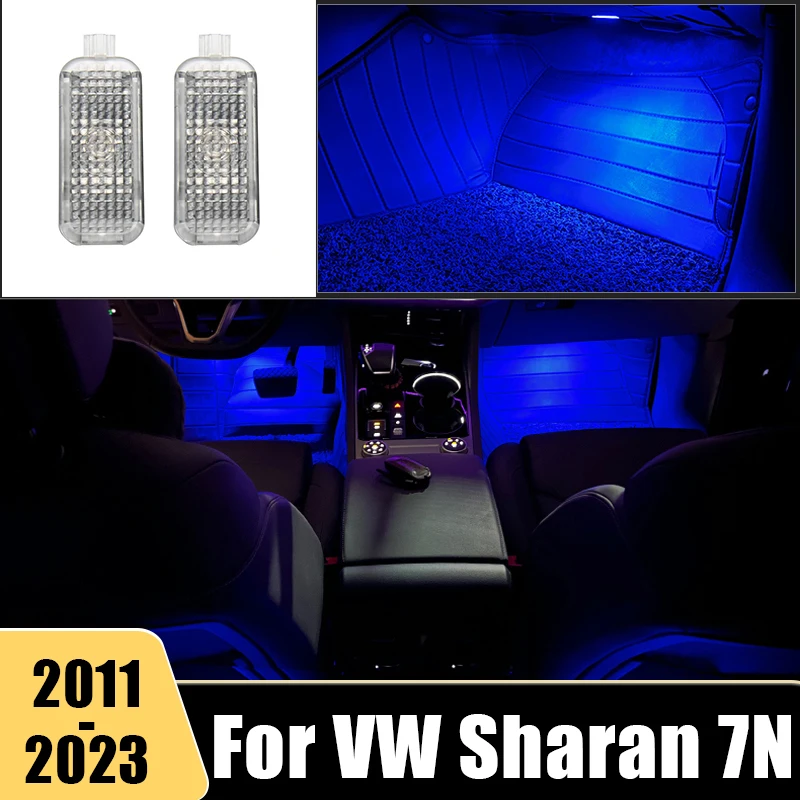 

LED Car Footwell Light Atmosphere Lamps Interior Accessories For VW Sharan 7N 2011-2015 2016 2017 2018 2019 2020 2021 2022 2023