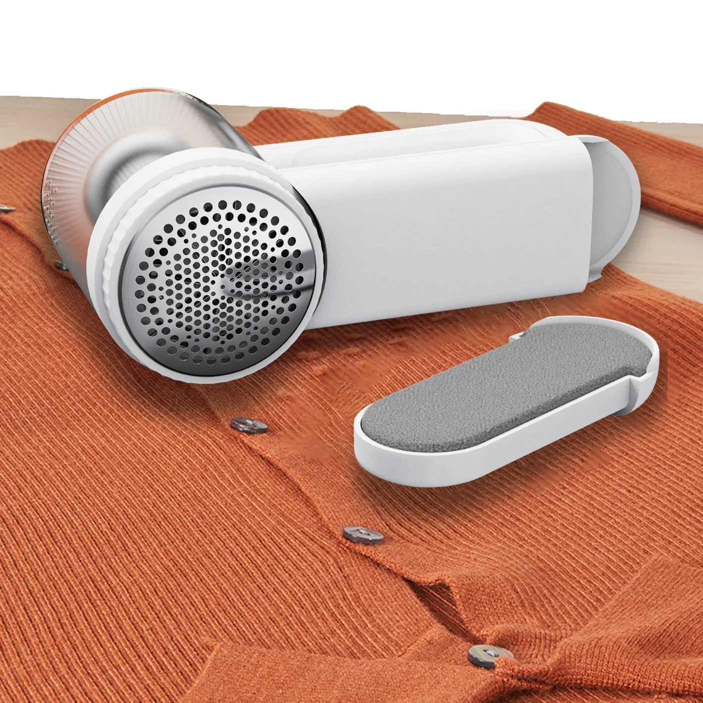 Electric Lint Remover 1800mAh Rechargeable Hair Ball Trimmer Portable Large Handle Digital Display Clothes Sweater Fabric Shaver