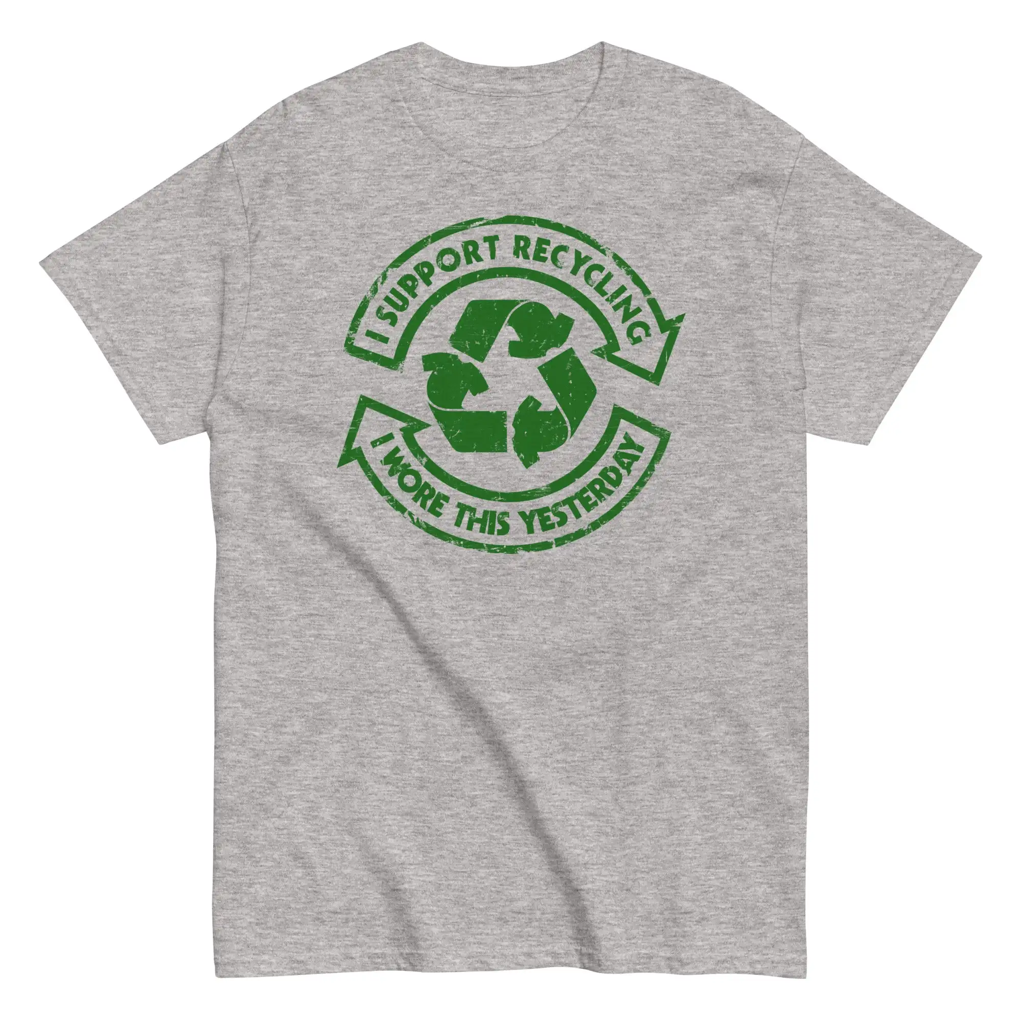 

I Support Recycling аниме Графические футболки для мужчин, женская одежда, футболки с коротким рукавом, винтажные высококачественные 100% хлопок