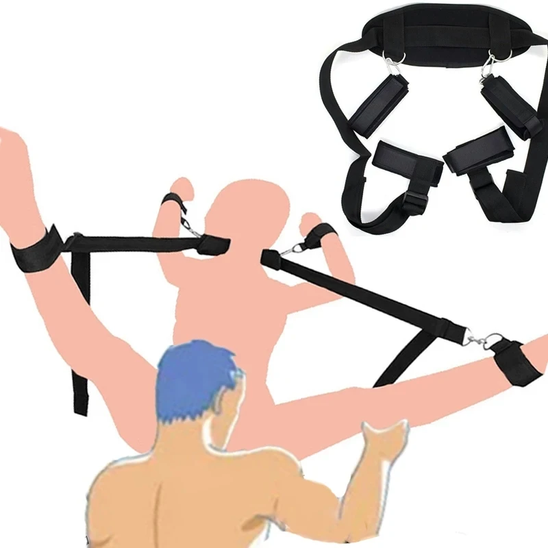 sex handcuffs sex toys Sex Toys Coupels BDSM Flirting Adjustable Erotic Handcuffs Neck Ankle Bondage Restraints Harness Open Chastity Adult Games
