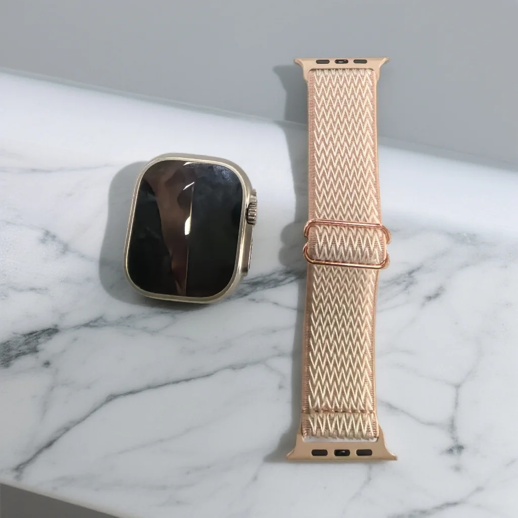 Adjustable Stretchy Nylon Sport Strap for Smartwatches - Unisex Design