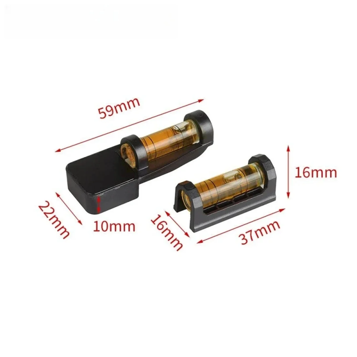 Tactical Magnetic Gunsmith Bubble Level Mounting Leveling Tool 2Pcs Adaptable AR15 Rifle Scope