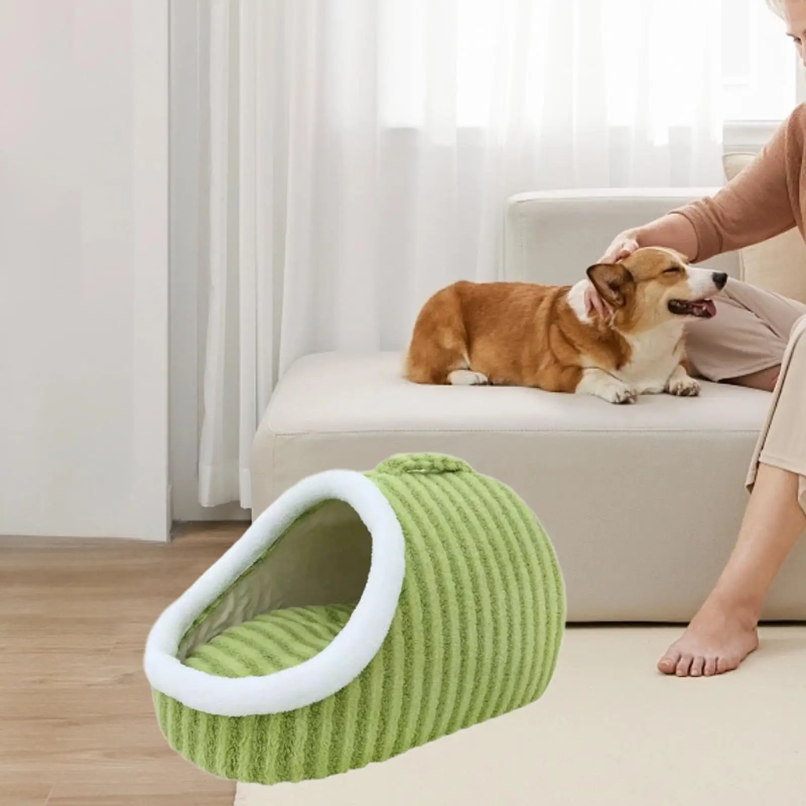 Portable Dog House Cat Nest Soft Self Warming Cozy Slippers Shape Cat Nest Puppy Cave Soft Kennel Bed for Floor Winter Puppy Portable Dog House Cat Nest Soft Self Warming Cozy Slippers Shape Cat Nest Puppy Cave Soft Kennel Bed for Floor Winter Puppy