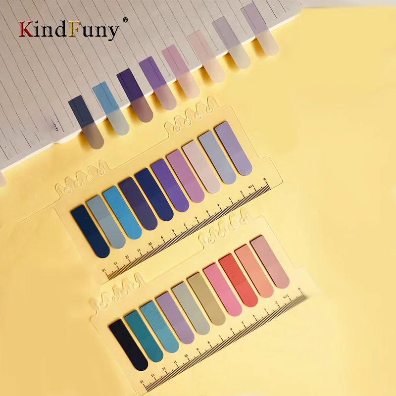 KindFuny 1200 Sheets 6 Types Color Self Adhesive Memo Pad Post It  Notes Bookmark  Memo Sticker Paper Office School Supplies