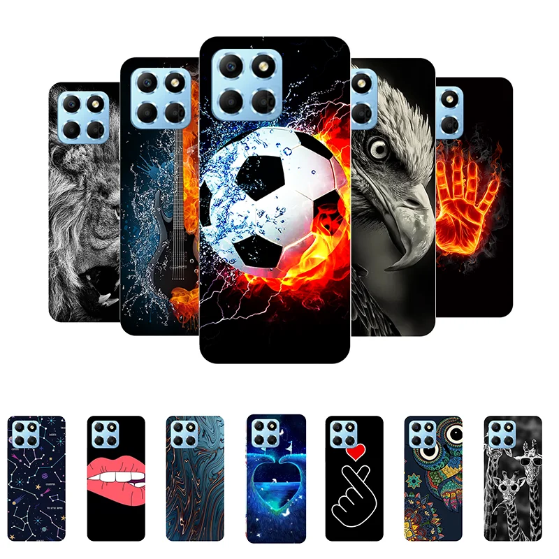 Per Honor X8B Case Football Custodie Posteriori In Silicone Morbido Per Honor X8B Lly-Lx1 X 8B Cover Per Telefono Honorx8B Etui Fundas